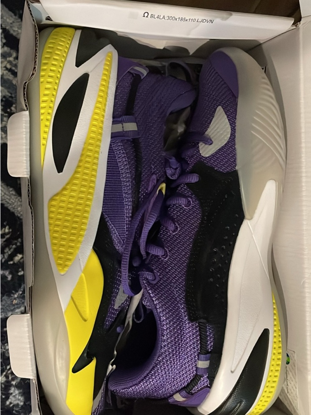 Puma RS-Dreamer JR Prism Violet with Blazing Yellow Accents